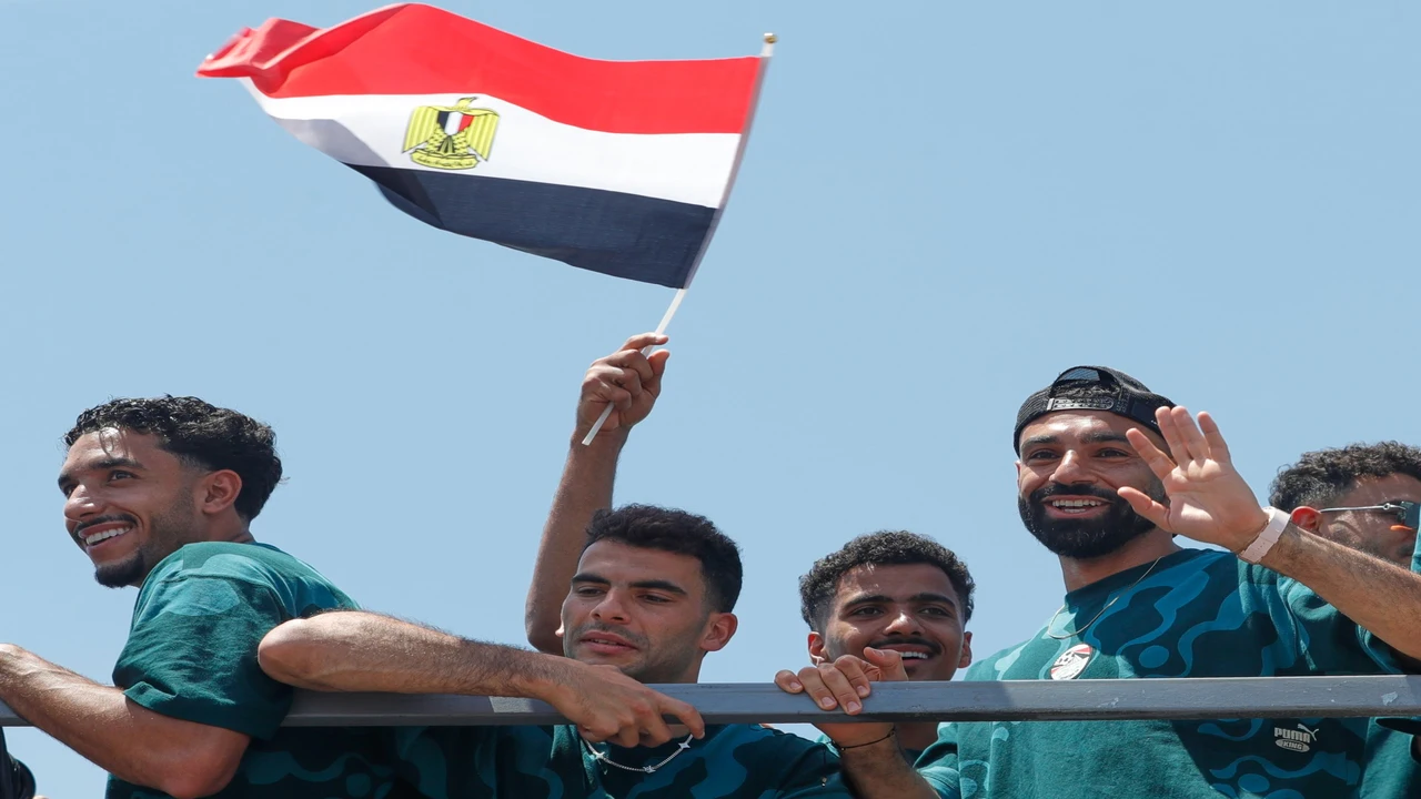 استقبال حافل لمنتخب مصر بعد الإنجاز المونديالي التاريخي